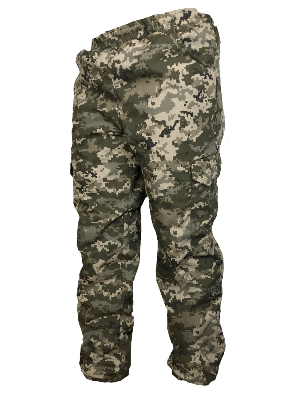 Зимові військові штани піксель на флісі, армійські тактичні штани на манжетах 50
