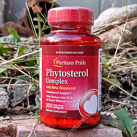 Для серця Puritan's Pride Phytosterol Complex with Beta Sitosterol 100 гелевих капсул