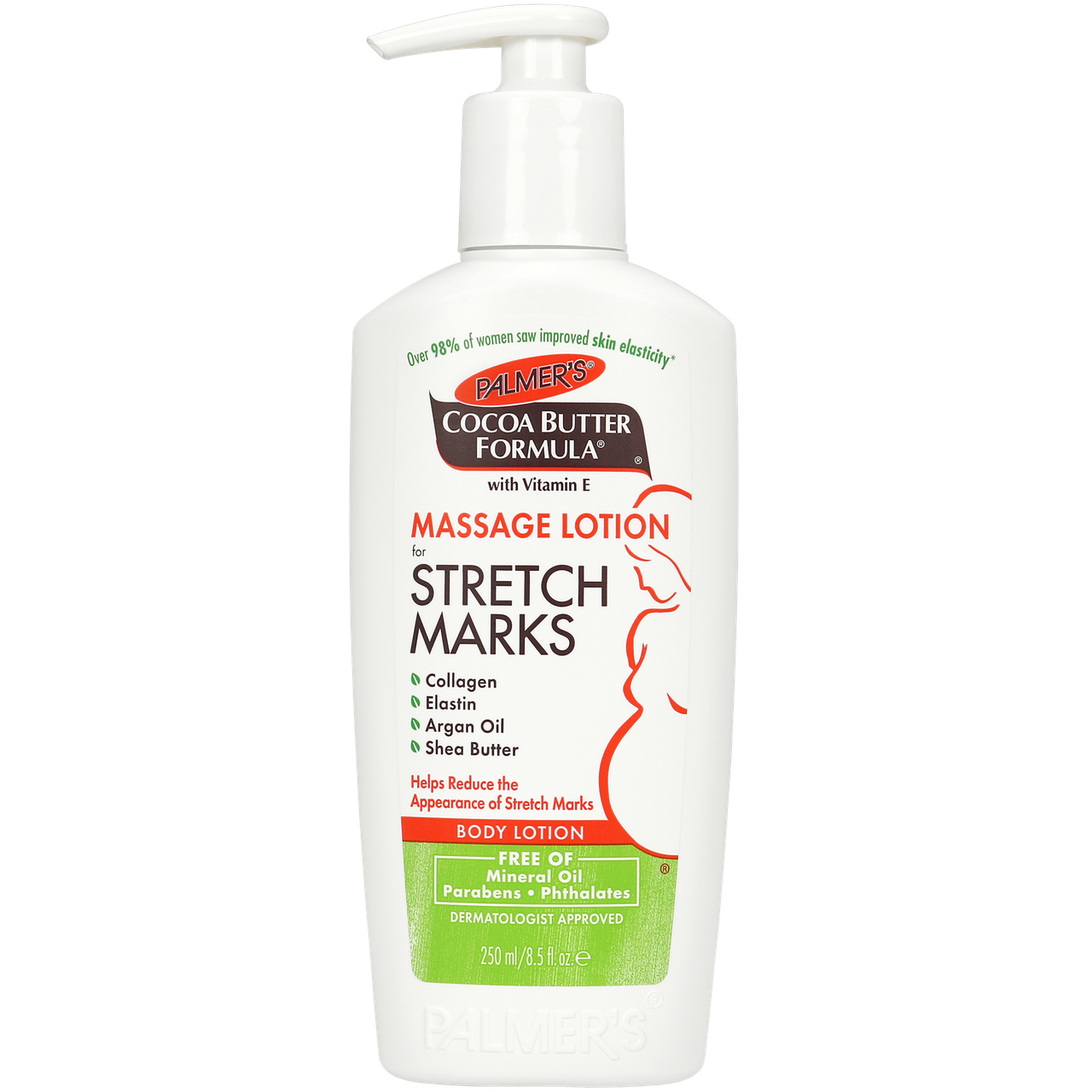 Массажный лосьон от растяжек Palmer's Cocoa Butter Formula Massage Lotion For Stretch Marks 250 мл - фото 1 - id-p1221952098