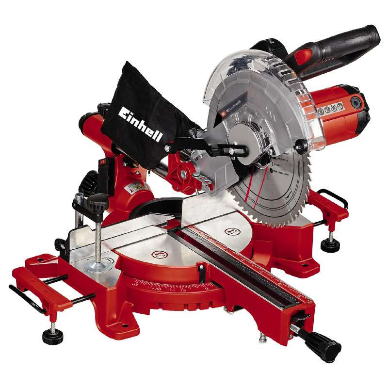 Пила торцювальна з протяжкою Einhell TC-SM 254-2В (Безкоштовна доставка)