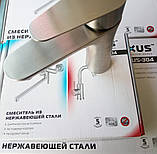 MIXXUS NEO-001 Змішувач для умивальника з неіржавкої сталі, фото 4