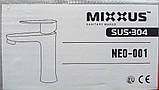 MIXXUS NEO-001 Змішувач для умивальника з неіржавкої сталі, фото 11
