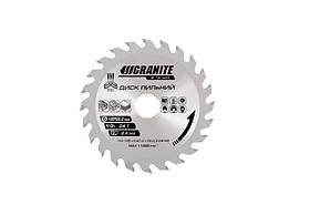 Диск пильний для дерева з твердосплавними напайками GRANITE 5-12-524, 125*22,2*24Т, 11000 об/хв