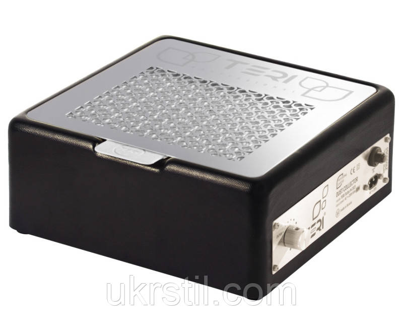 Настільна манікюрна витяжка з HEPA фільтром Teri Turbo M, колір чорний (сітка металік), фото 1