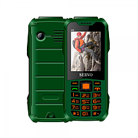 Захищений кнопковий телефон Servo H9 green