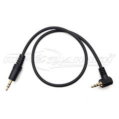 Аудіо кабель AUX 3.5 mm (хороша якість ), 1.2 м, кут