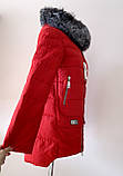 Гарна куртка з натуральним хутром чорнобурки, фото 5