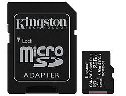 Карта пам'яті Kingston Canvas Select Plus microSDXC 256GB class 10 A1 UHS-1, з SD адаптером