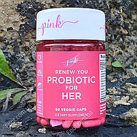 Пробиотик для женщин Pink Probiotic for Her (Клюква) 50 вегетарианских капсул