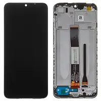 Дисплей для Xiaomi Redmi 9A/Redmi 9C/Redmi 9AT/Poco C3, модуль (екран і сенсор) з рамкою, оригінал