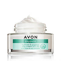 Денний крем для обличчя AVON «Чистий кисень» Oxypuire hydrate & protect day cream SPF 20