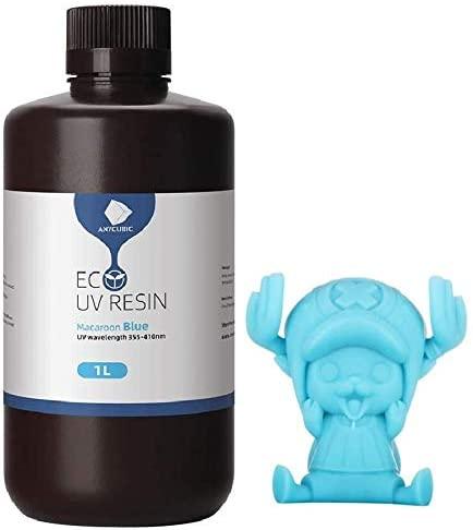 Anycubic Plant-based (ЕСО) UV Resin 1 л, Оригінал у пакованні, Екологічна фотополімерна смола Anycubic ЕСО 1kg Синій - фото 2 - id-p1507486754