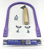 Лобзик ручний, трубчастий + 50 Пилок (125мм) для уроків праці в школі, фото 5