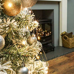 Гірлянда на дроті Кінський хвіст LedGO 15 ниток 2 м 300 LED теплий білий