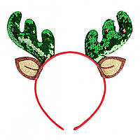 Обруч новорічний Novogod'ko "Ріжки оленя"