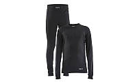 Термобелье детское Craft CORE DRY BASELAYER SET JR 999000 BLACK (комплект)