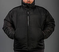 Мужская зимняя черная куртка до -30 пуховик парка Большие размеры батальнаям м л хл ххл хххл S