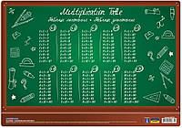 Килимок для дитячої творчості Таблиця множення 27х38,5 см