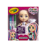 Colour n Style CRAYOLA Набор для творчества "Стильные девчонки" Лаванда