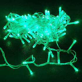 Гірлянда світлодіодна нитка Novogod'ko, 100 LED, зелена, 5 м, 8 реж.