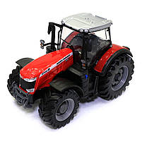 Машинка ігрова «Bburago» Трактор Massey Ferguson 8740S чорний метал 16*7*5 см (18-31613), фото 2