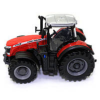 Машинка ігрова «Bburago» Трактор Massey Ferguson 8740S чорний метал 16*7*5 см (18-31613), фото 3