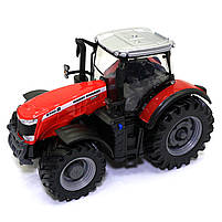 Машинка ігрова «Bburago» Трактор Massey Ferguson 8740S чорний метал 16*7*5 см (18-31613), фото 4