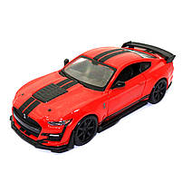 Машинка металева Ford Mustang Shelby GT500 "Bburago" Форд Мустанг Шелбі червоний 12*4*6 см (18-43050), фото 3