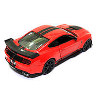 Машинка металева Ford Mustang Shelby GT500 "Bburago" Форд Мустанг Шелбі червоний 12*4*6 см (18-43050), фото 5