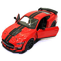 Машинка металева Ford Mustang Shelby GT500 "Bburago" Форд Мустанг Шелбі червоний 12*4*6 см (18-43050), фото 6