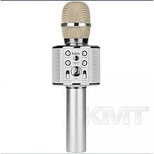 Hoco BK3 Cool Sound karaoke microphone — Silver