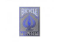 Настольная игра United States Playing Card Company Карты игральные Bicycle Foil Back Cobalt (blue) (02441)