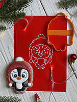 3D-формочки-вирубки для пряників "Пінгвін 8"