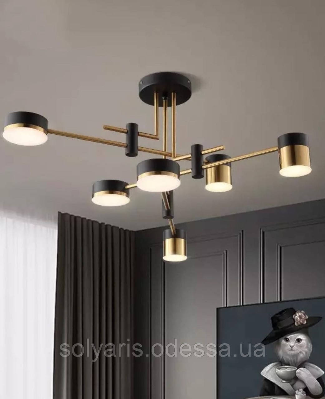 Люстра Led. нейтральне світло P22536-6GD
