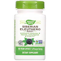 Nature's Way, Siberian Eleuthero Root, 1,275 mg, 100 Vegan Capsules