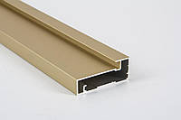 Алюминиевый рамочный профиль для мебельных фасадов М41 длина 5,95м золото (цена 1пог.м)