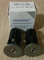 Заглушки в руль Niconico Grip End Plugs алюміній
