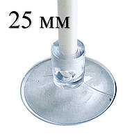 Присосок силіконовий 25 мм, під Прапор, Якісна, Два отвори — бічні та верхні, для Флажків