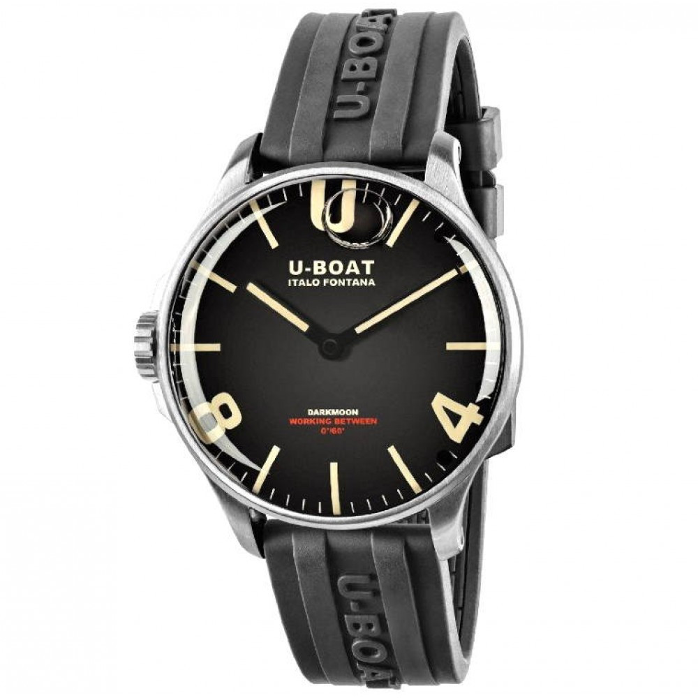 Годинник наручний чоловічий U-BOAT 8463/A CAPSOIL DARKMOON BLACK SS