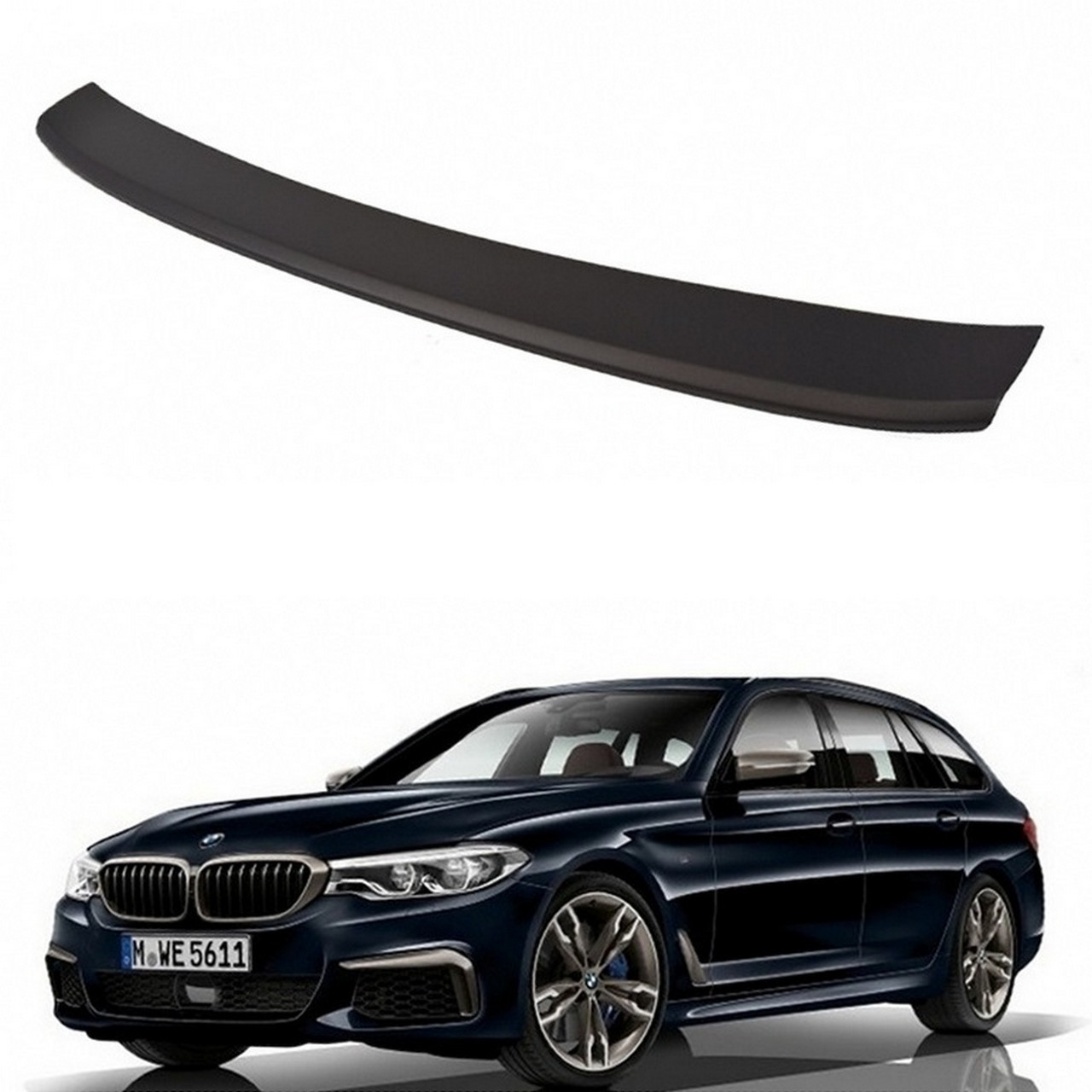 Пластикова захисна накладка на задній бампер для BMW G31 5-series Touring M-Sport 2017+