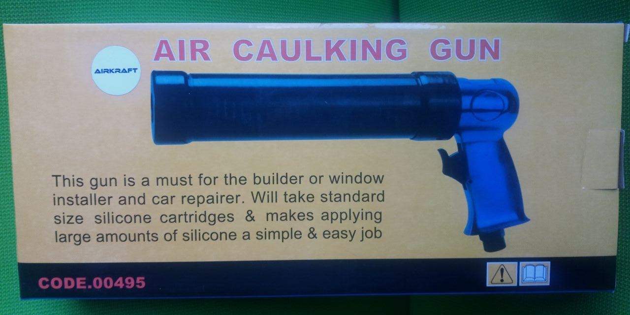 Пістолет пневматичний для видавлювання силікону AIRKRAFT AT-193 (пневмопістолет, для герметика)