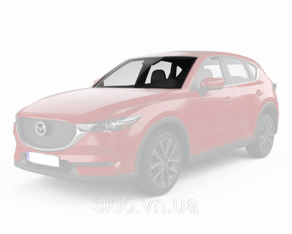 Лобове скло Mazda CX-5 II (KF) (2017-) (Мазда СХ-5 II) з датчиком дощу обігрів двірників