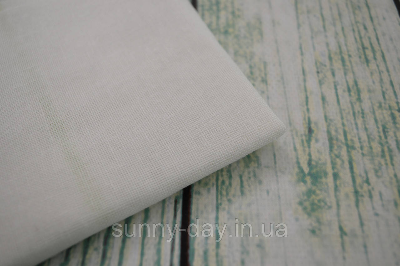 Тканина рівномірного плетіння Ugur Ipek UG-IT01 колір - білий 32 каунт