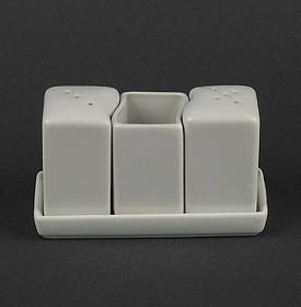 Фарфоровий набір для спецій та зубочисток