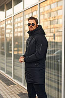 Мужская куртка зимняя до - 25*С Asos ALL Black теплая черная Парка мужская зимняя Пальто на зиму