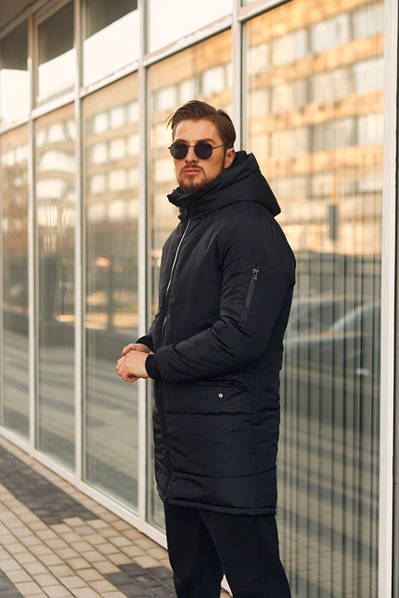 All black parka mens deals