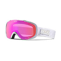 Гірськолижна маска Giro Field Flash біла Deco, Zeiss, Amber Pink 37% (GT)