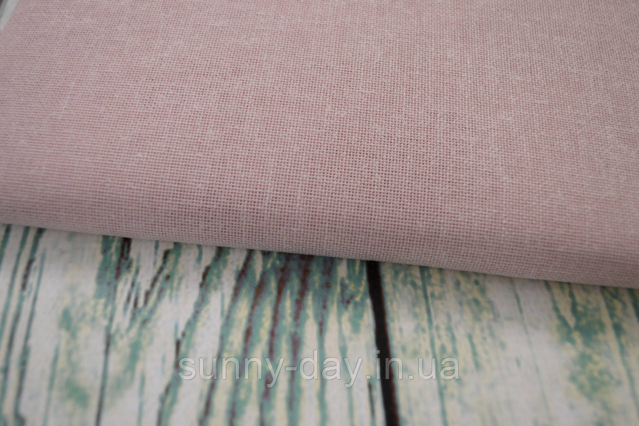 Тканина рівномірного плетіння Ugur Ipek UG-IT05 колір - рожевий приглушений 32 каунт