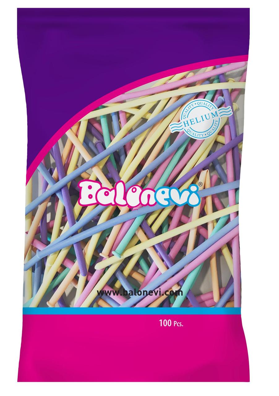 Латексна кулька Balonevi (AS02) для моделювання асорті макарун 1шт