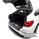 Пластикова захисна накладка на задній бампер для BMW X4 F26 M-sport 2014-2018, фото 4